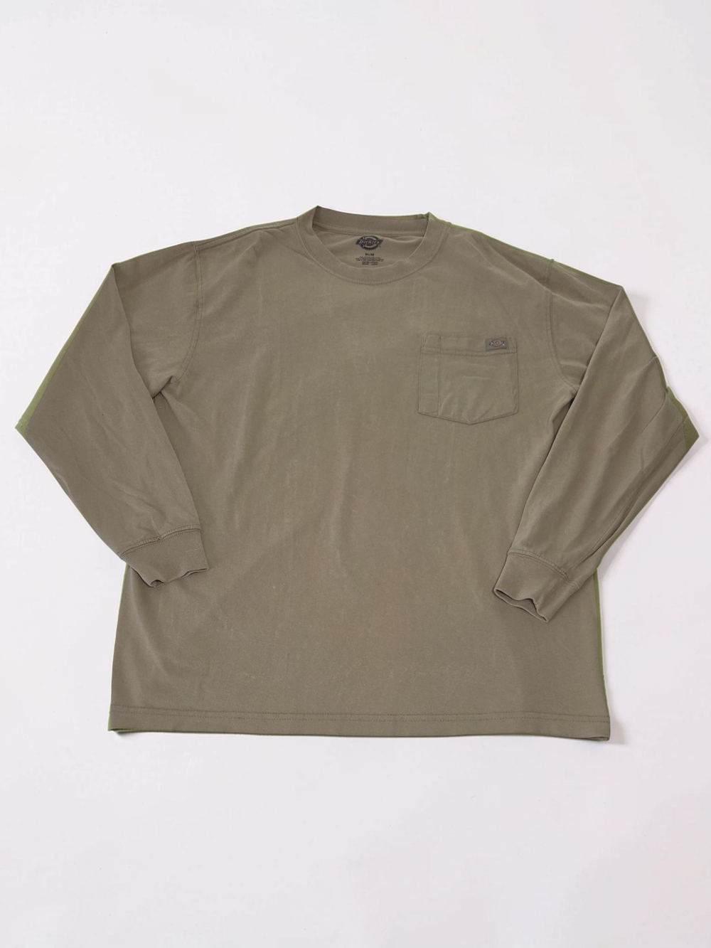 Dickies Sand Long Sleeve Pocket Tee Workwear Utility Skatr Streetwear Minimalist